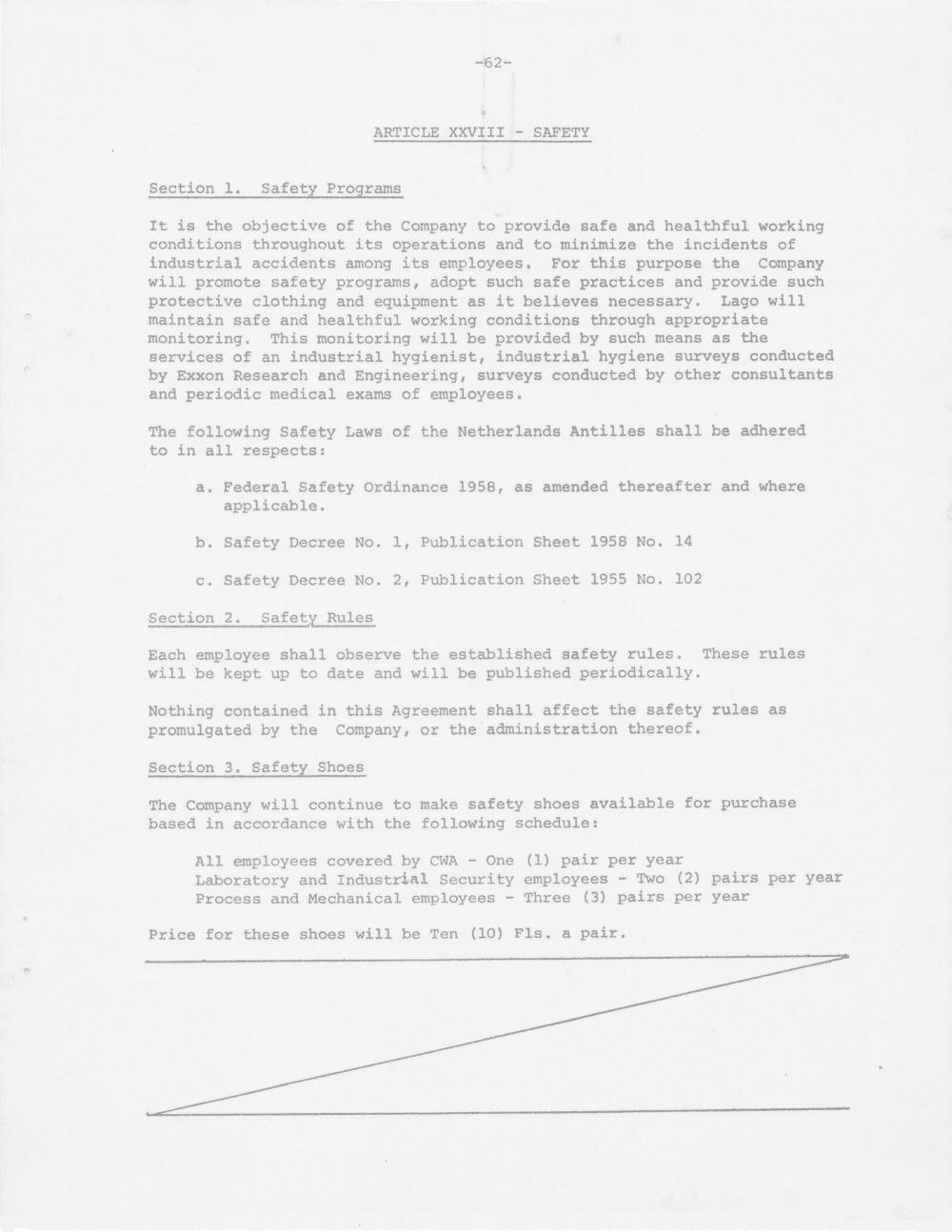 UNION CONTRACT 1976